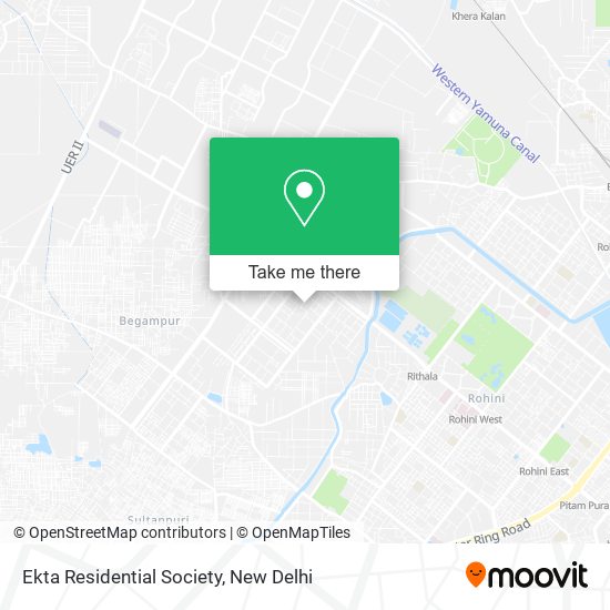 Ekta Residential Society map