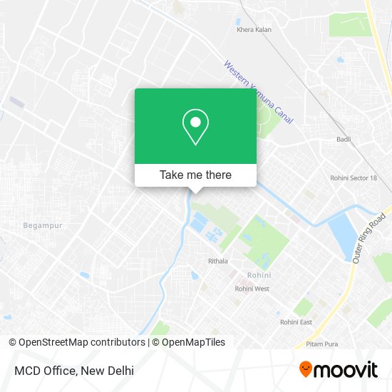 MCD Office map