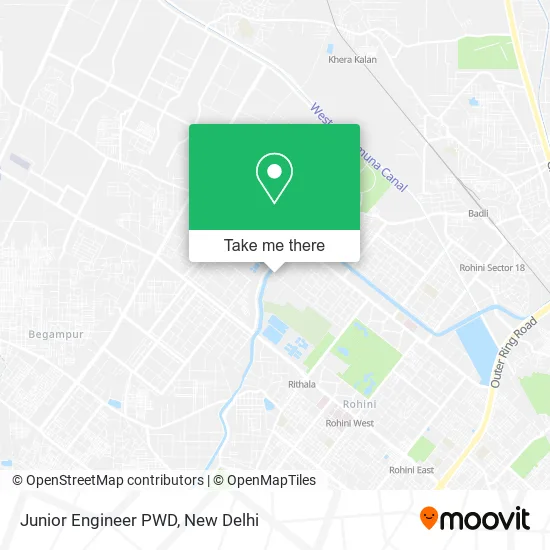 Junior Engineer PWD map