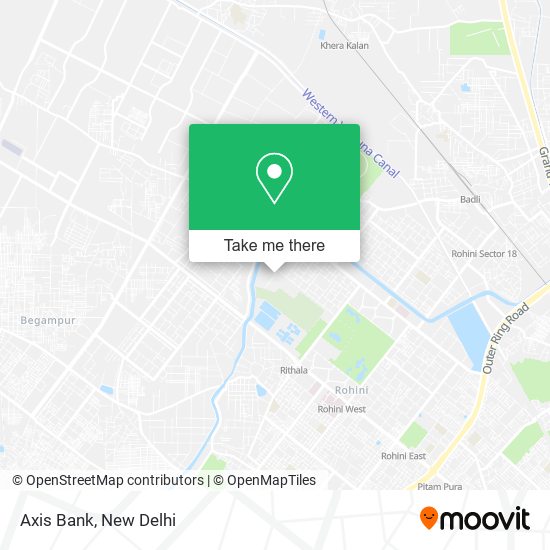 Axis Bank map