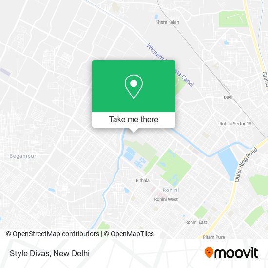 Style Divas map