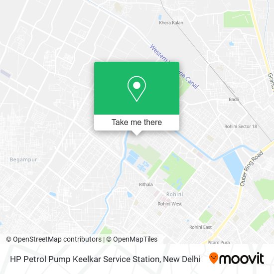 HP Petrol Pump Keelkar Service Station map