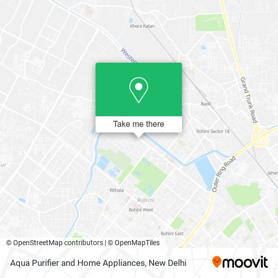 Aqua Purifier and Home Appliances map