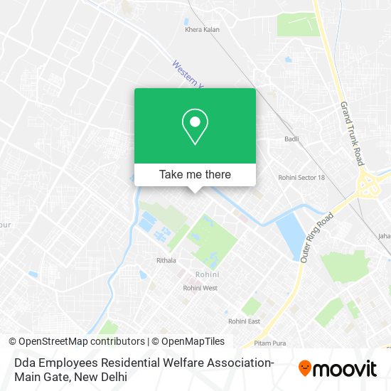 Dda Employees Residential Welfare Association-Main Gate map