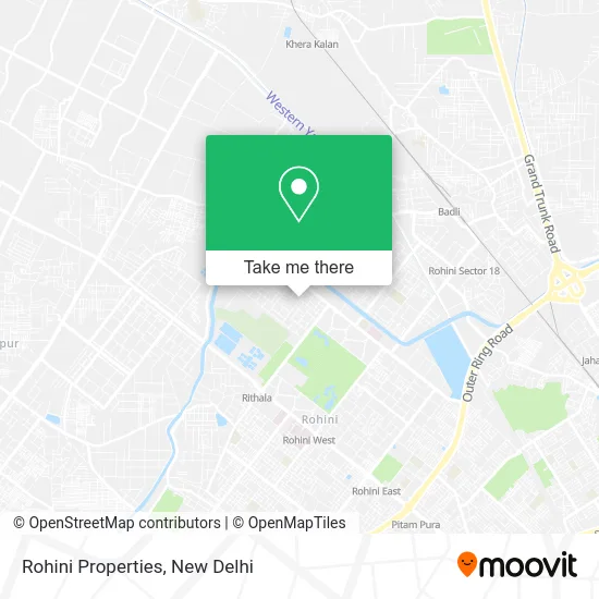 Rohini Properties map