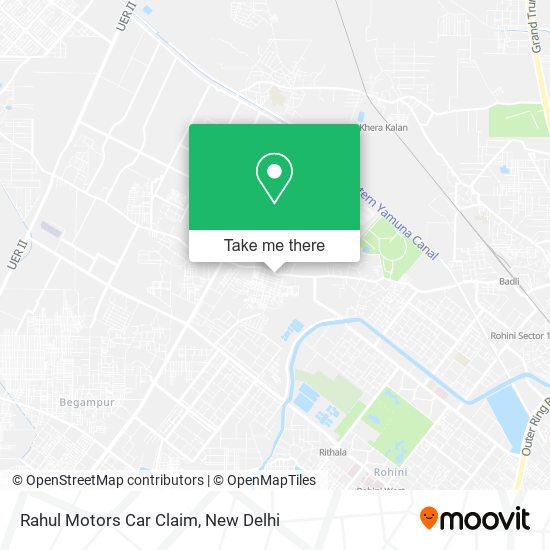 Rahul Motors Car Claim map