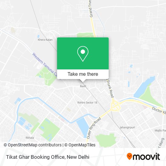 Tikat Ghar Booking Office map