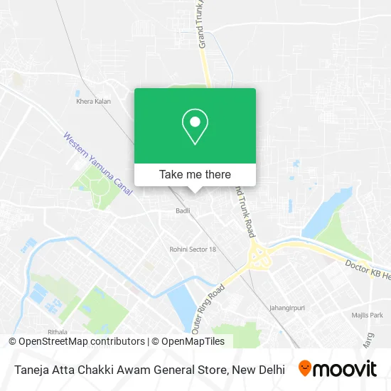 Taneja Atta Chakki Awam General Store map