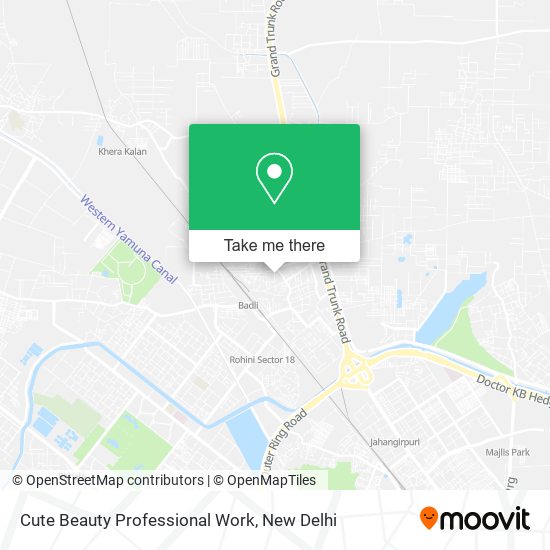 Cute Beauty Professional Work map
