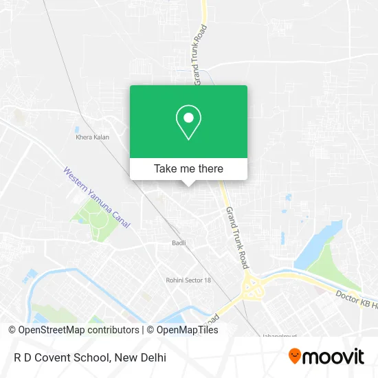 R D Covent School map