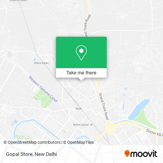 Gopal Store map