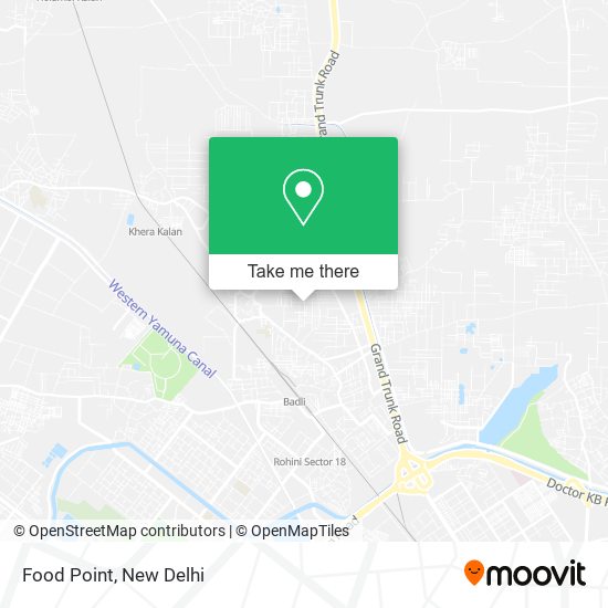 Food Point map