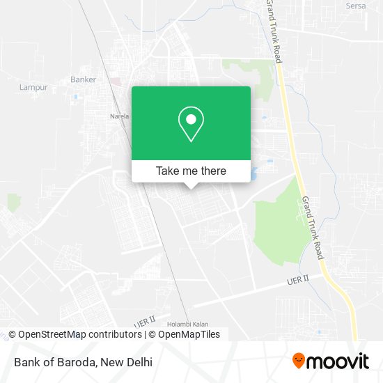 Bank of Baroda map