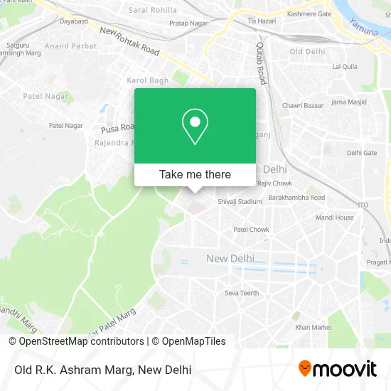 How Old R You How to Get to Old R. K. Ashram Marg in Delhi by Bus, Metro or Train?