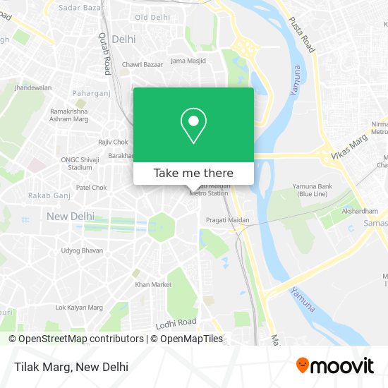 Tilak Marg map