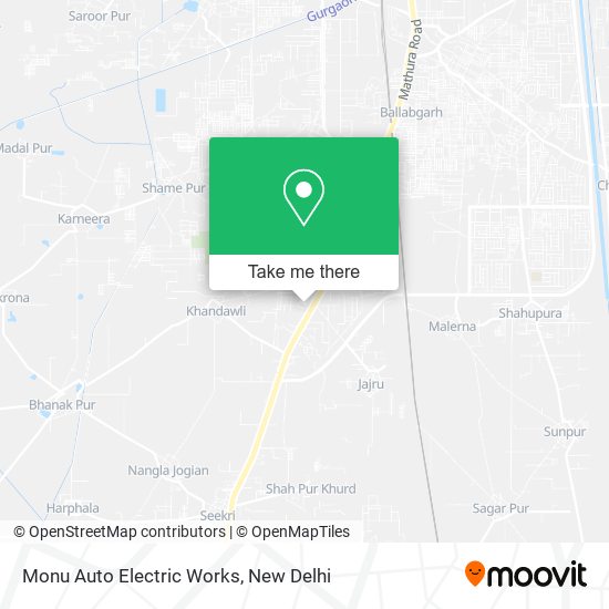 Monu Auto Electric Works map