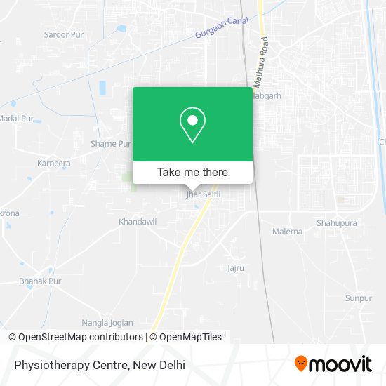 Physiotherapy Centre map