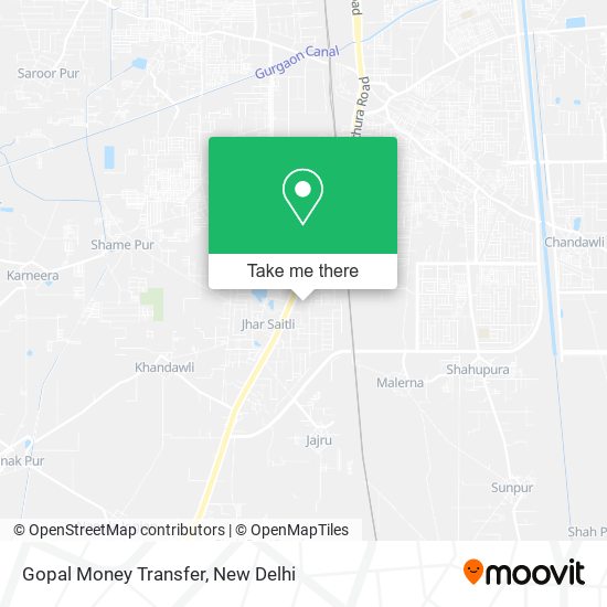 Gopal Money Transfer map