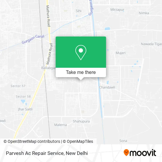 Parvesh Ac Repair Service map