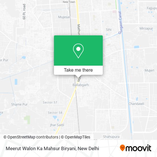 Meerut Walon Ka Mahsur Biryani map