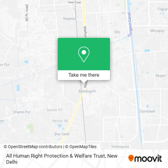 All Human Right Protection & Welfare Trust map