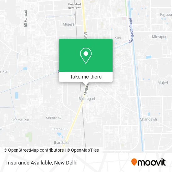 Insurance Available map
