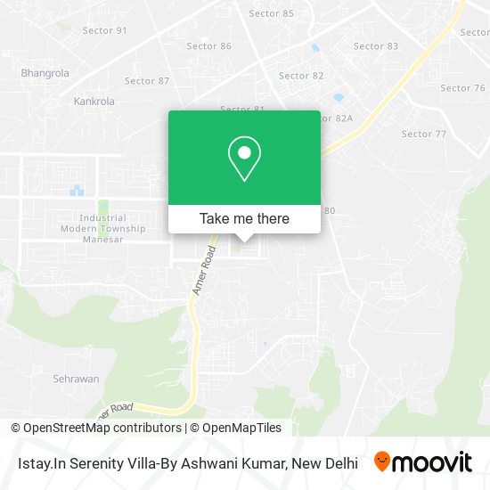 Istay.In Serenity Villa-By Ashwani Kumar map