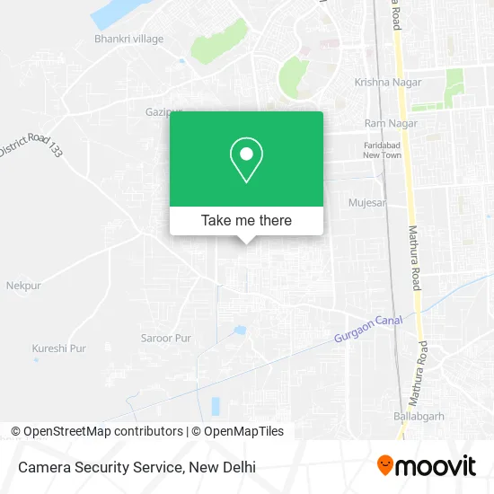 Camera Security Service map