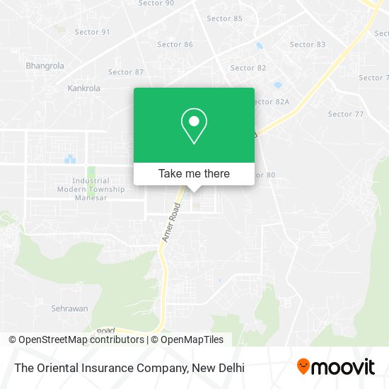 The Oriental Insurance Company map