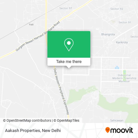 Aakash Properties map