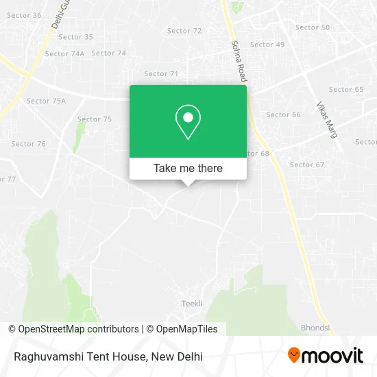 Raghuvamshi Tent House map