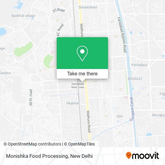 Monishka Food Processing map