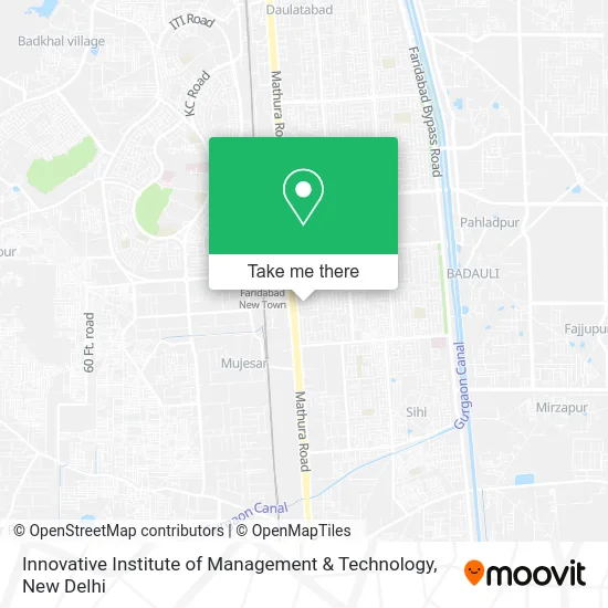 Innovative Institute of Management & Technology map