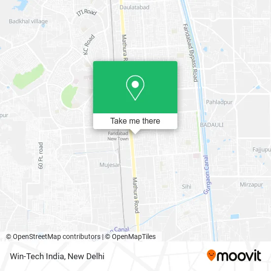Win-Tech India map