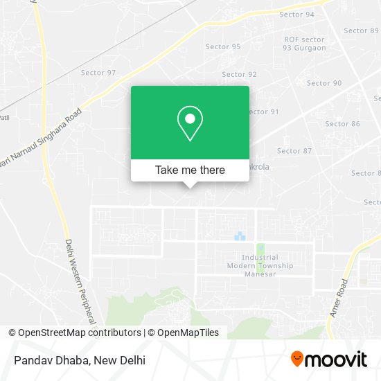 Pandav Dhaba map