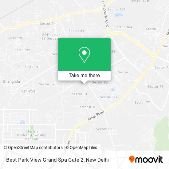 Best Park View Grand Spa Gate 2 map
