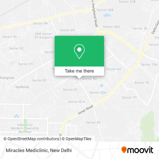 Miracles Mediclinic map