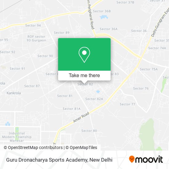Guru Dronacharya Sports Academy map