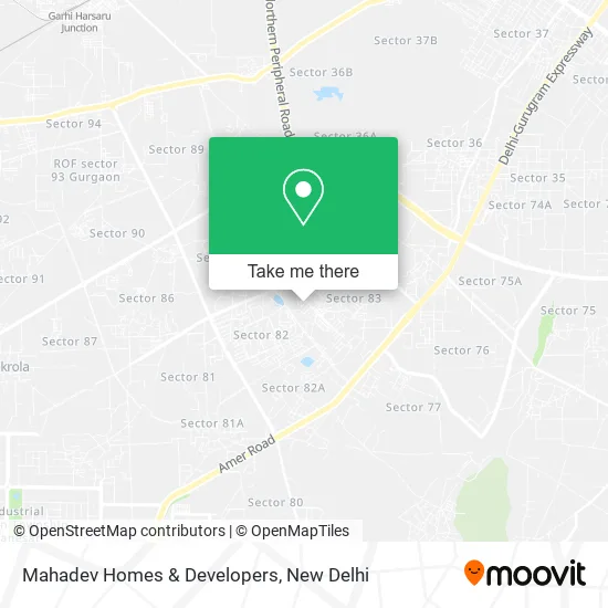 Mahadev Homes & Developers map