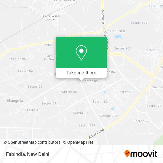 Fabindia map