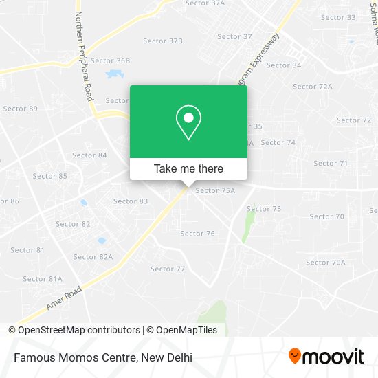 Famous Momos Centre map