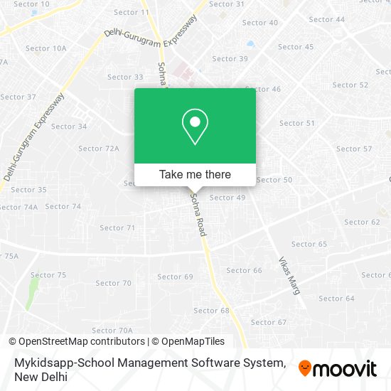 Mykidsapp-School Management Software System map
