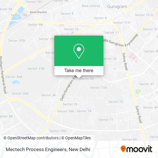 Mectech Process Engineers map