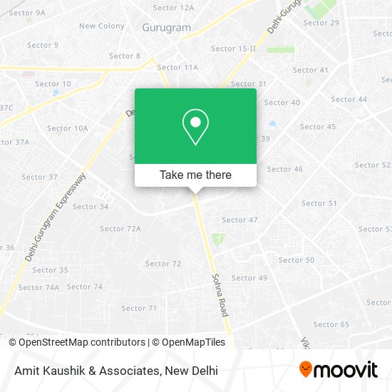 Amit Kaushik & Associates map
