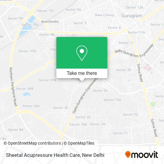 Sheetal Acupressure Health Care map