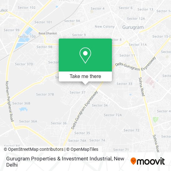 Gurugram Properties & Investment Industrial map