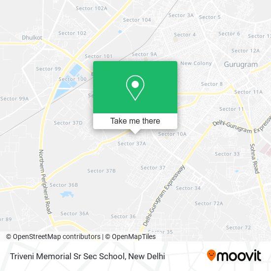 Triveni Memorial Sr Sec School map