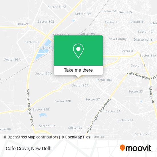 Cafe Crave map