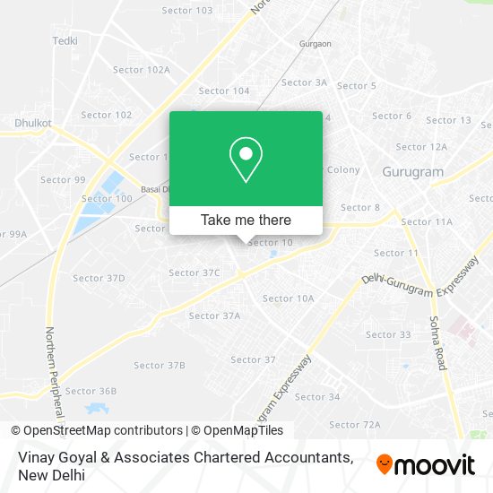 Vinay Goyal & Associates Chartered Accountants map