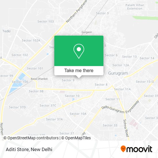 Aditi Store map